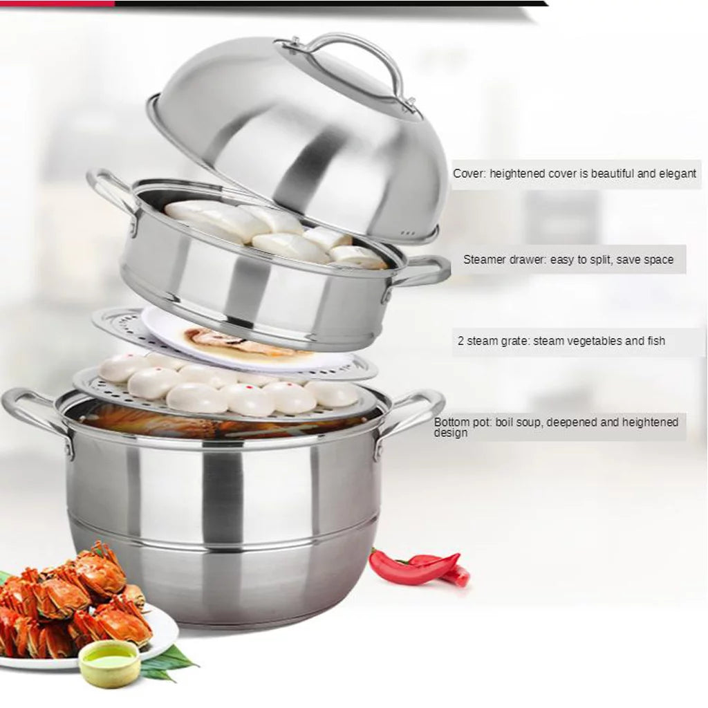 304 Stainless Steel Steamer Pot R856367