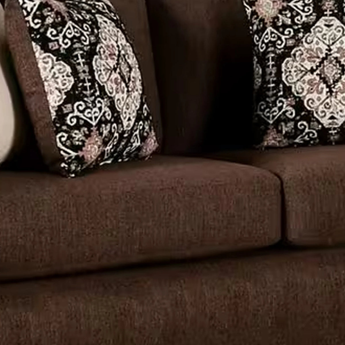 Brown Linen Modern Sofa Z20106