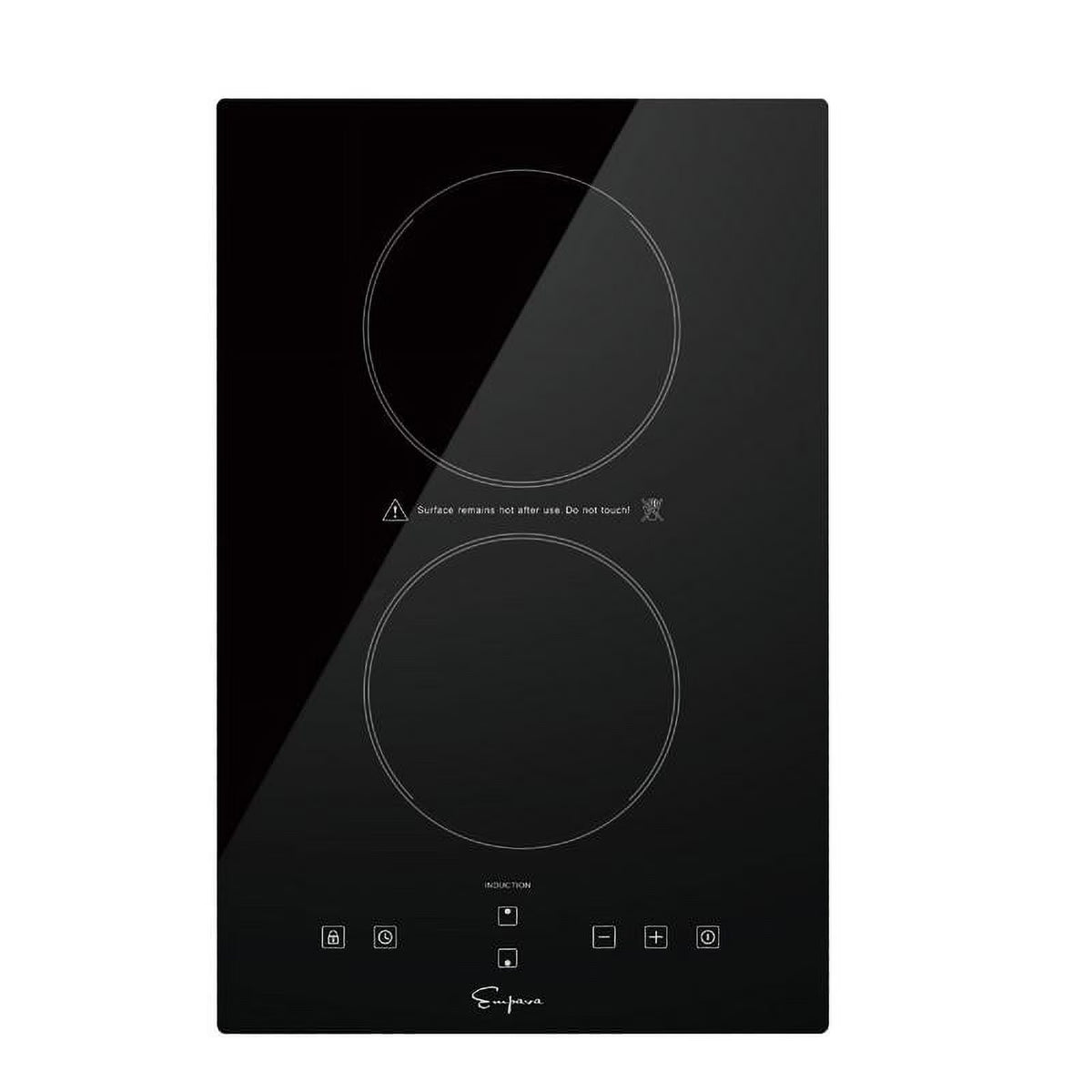 2 Burner Induction Cooktop with Ceramic Glass Surface U284533