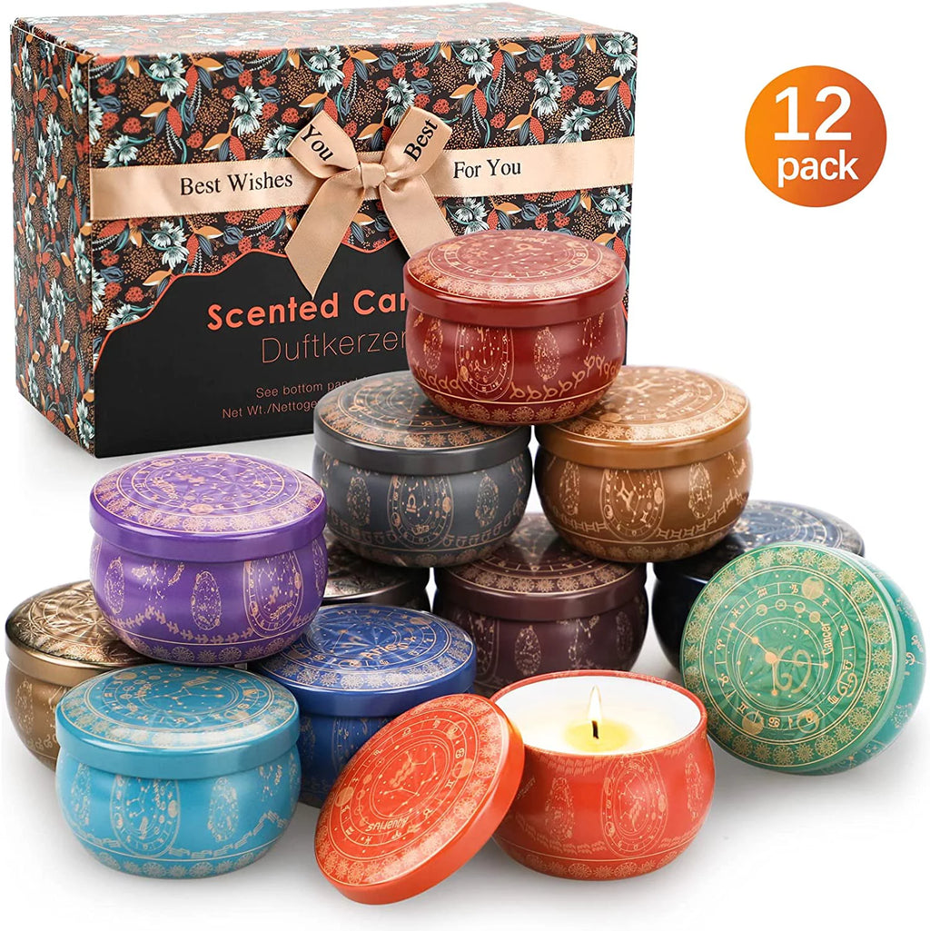 12 Pack Soy Scented Candles, 30 oz Q643033