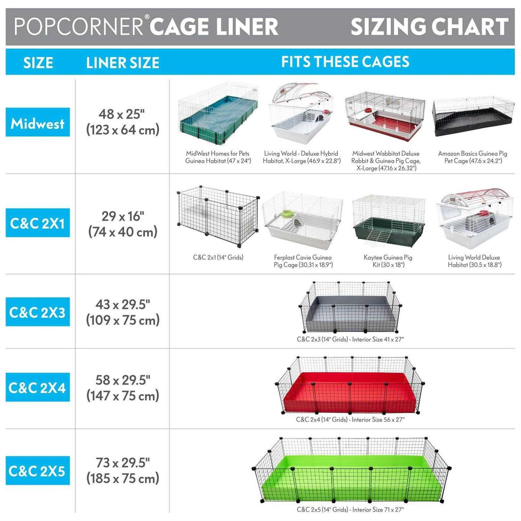 Washable Fleece Guinea Pig Cage Liners & Bedding N11300