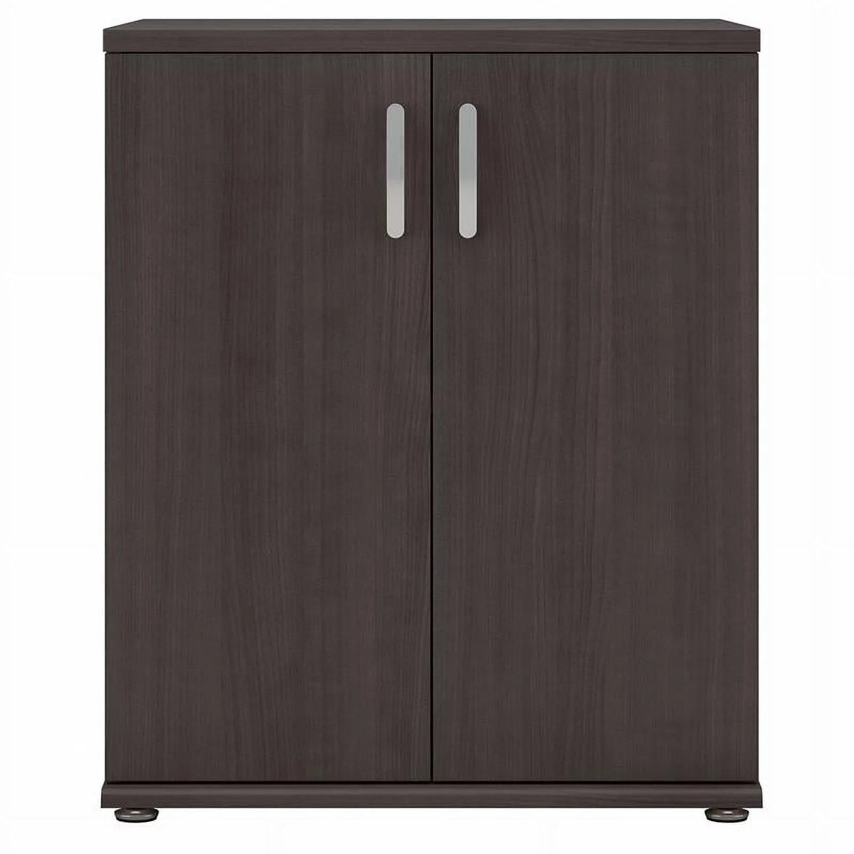 Storm Gray Engineered Wood Cabinet with Doors P3981