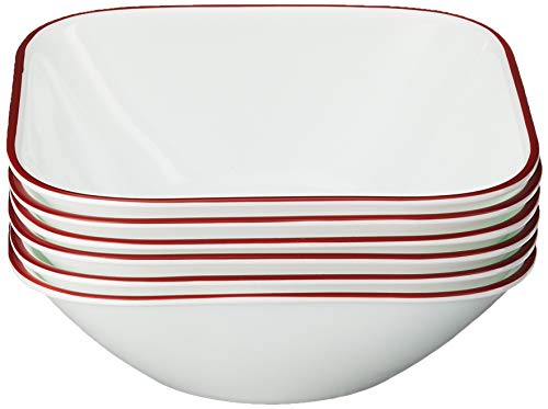 6-Piece 22-Oz Triple Layer Glass Cereal Soup Bowl Set B3281