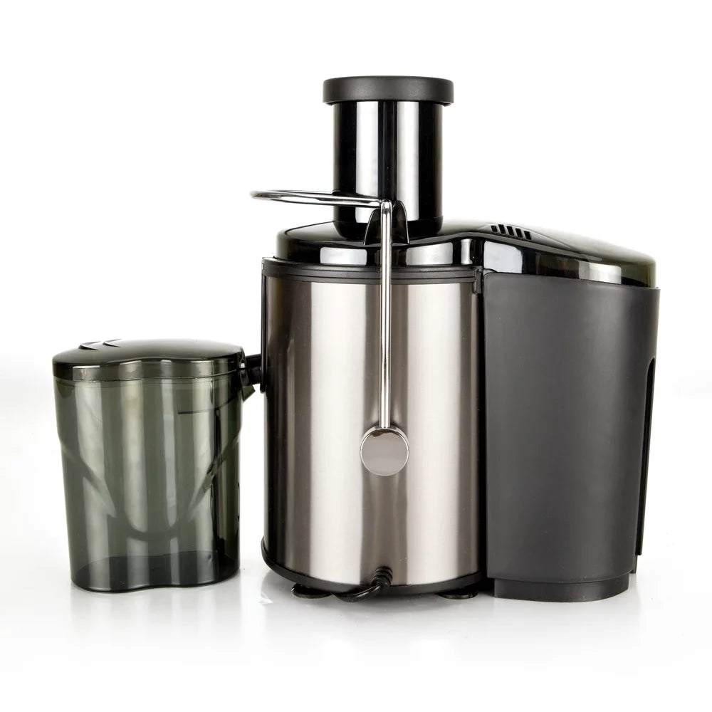 Electric Juicer 2 Speeds 65mm Wide Mouth Stainless Steel Black R652188