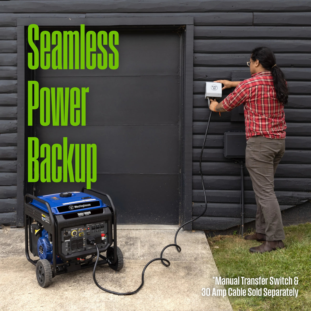 10,000 Peak Watt Portable Inverter Generator S22948