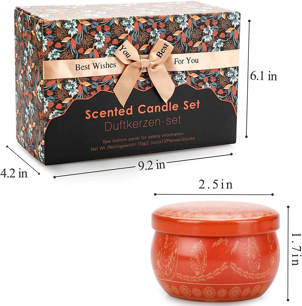 12 Pack Soy Scented Candles, 30 oz Q643033