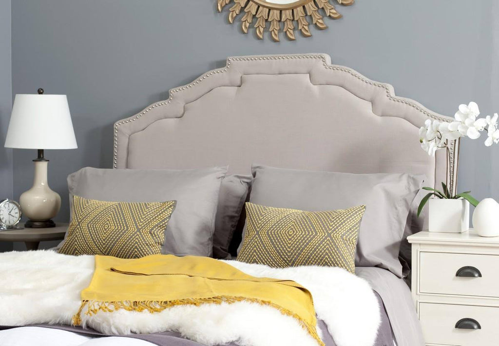 Queen Headboard in Taupe I13202