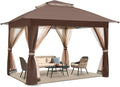 13x13Ft Pop Up Canopy Tent with Mosquito Netting Walls A443772
