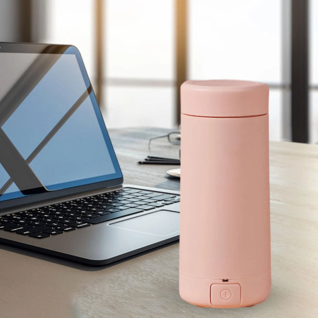Portable Electric Hot Water Kettle Pink W144