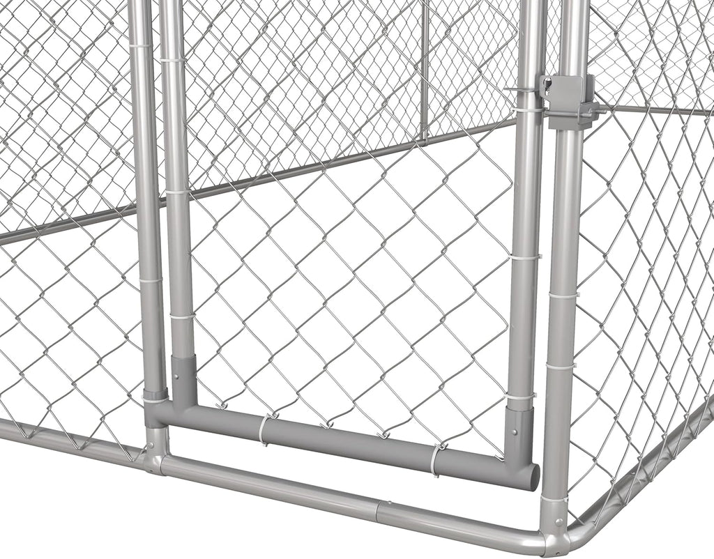 Large Heavy Duty Dog Kennel with Waterproof Cover, 19.7' x 7.5' x 4.9' C8184
