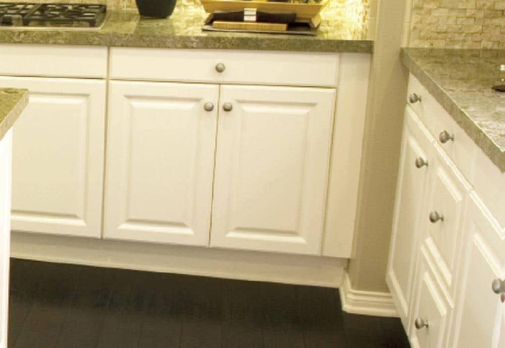White Raised Square Panel Kitchen Cabinet Door N8857