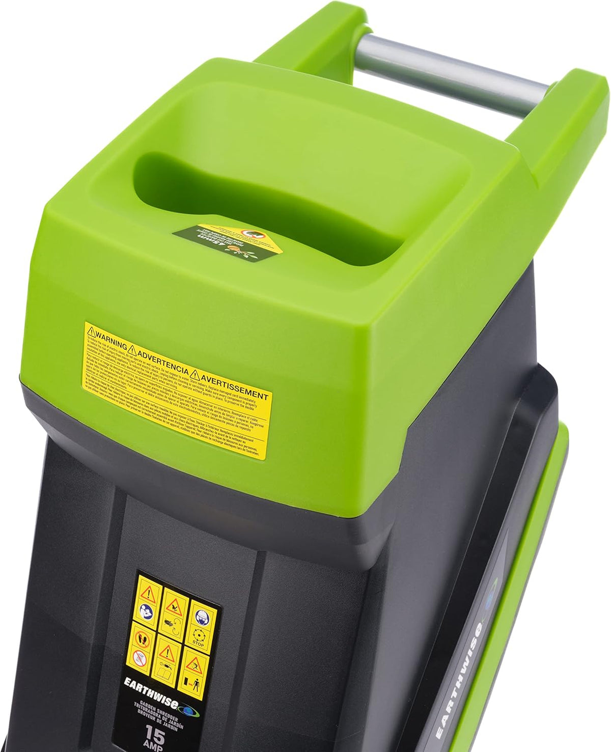 15-Amp Electric Corded Chipper/Shredder with Collection Bag F59991