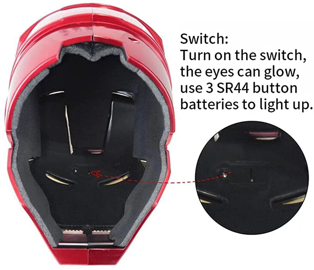 Wearable Electronic Helmet with LED Light Up Eyes H313