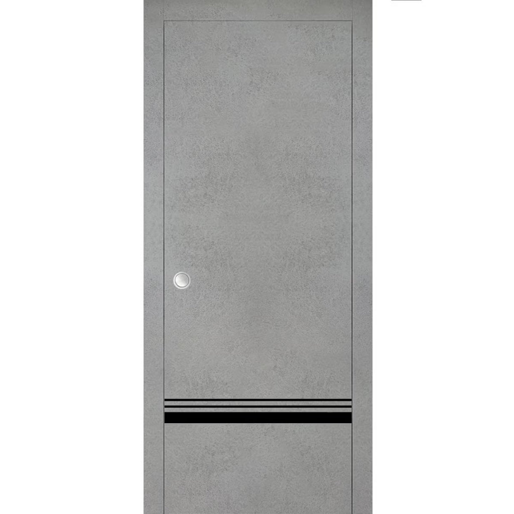 Sliding French Pocket Door with Frosted Glass G105672