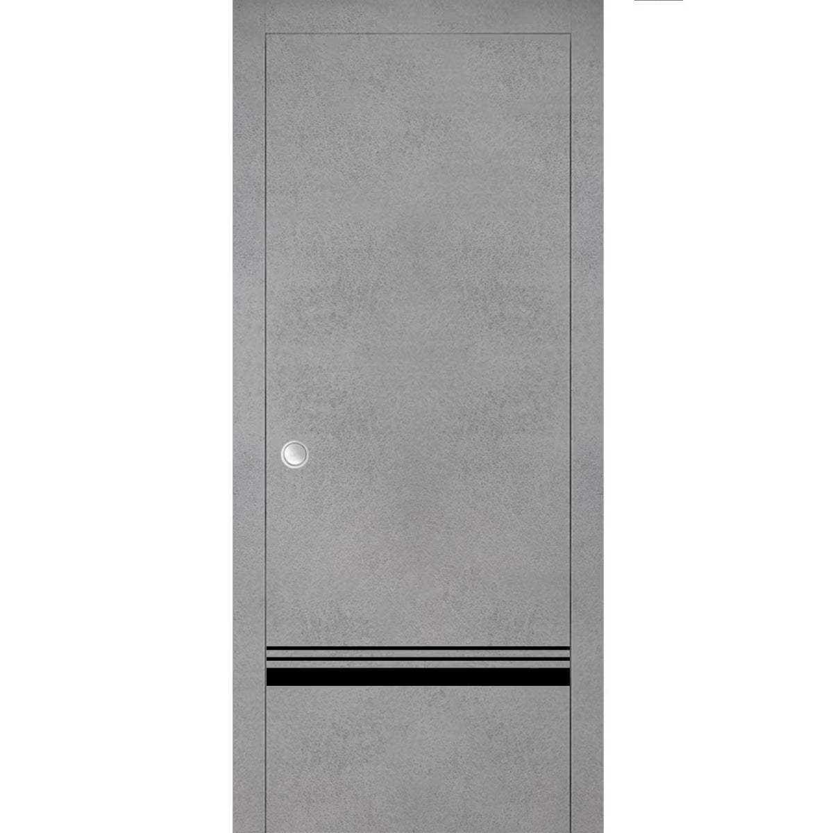 Sliding French Pocket Door with Frosted Glass G105672