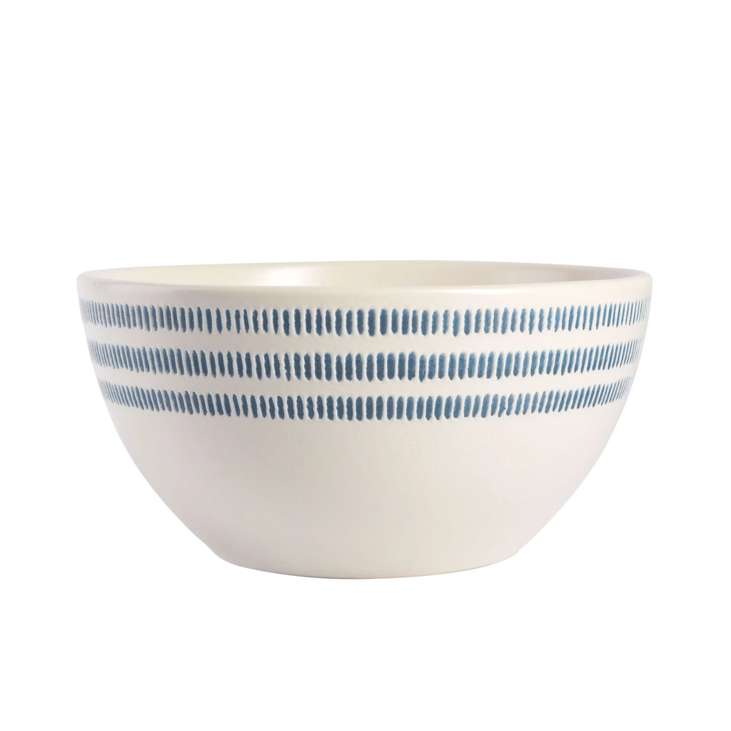 16-Piece White Stoneware Dinnerware Set Q8914