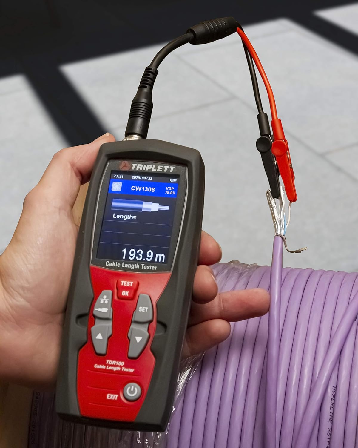 TDR100 Cable Length Tester and Time Domain Reflectometer M5623