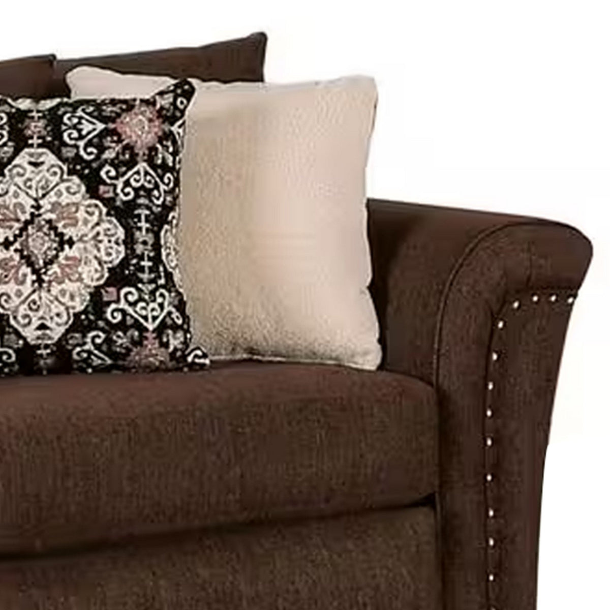 Brown Linen Modern Sofa Z20106