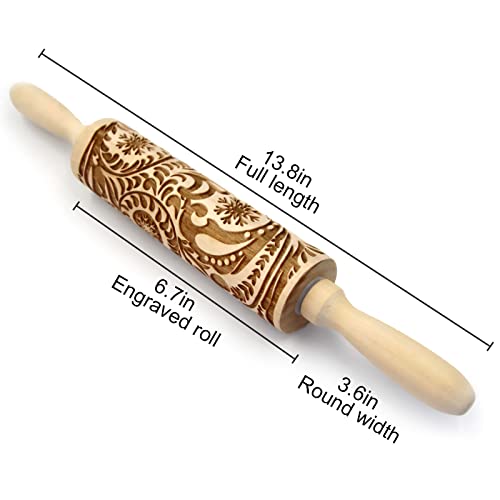 Embossed Rolling Pins H733808