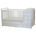 2-in-1 Convertible Crib and Changer, White G3483