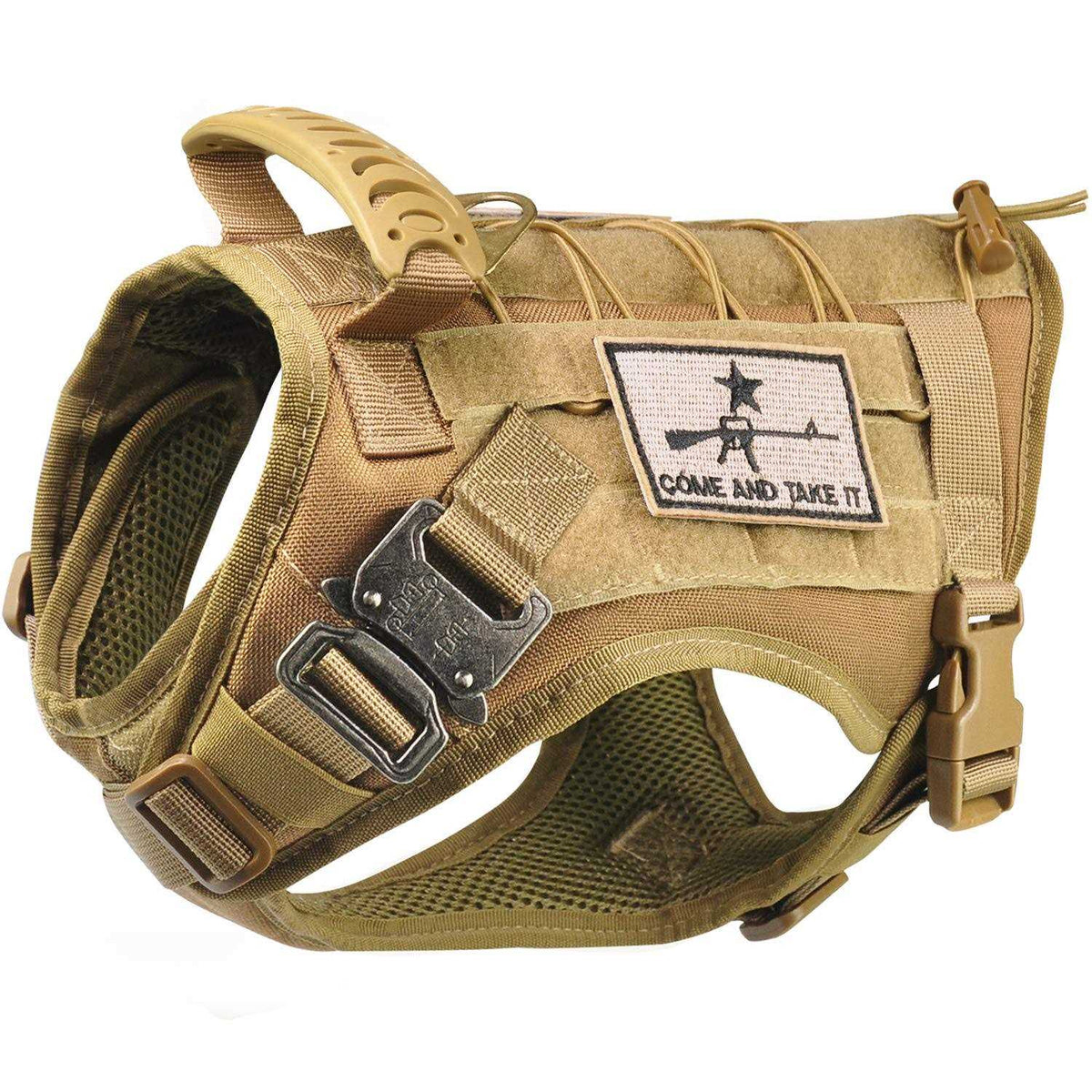 Tactical Dog Vest Harness with Rubber Handle & Metal L705147