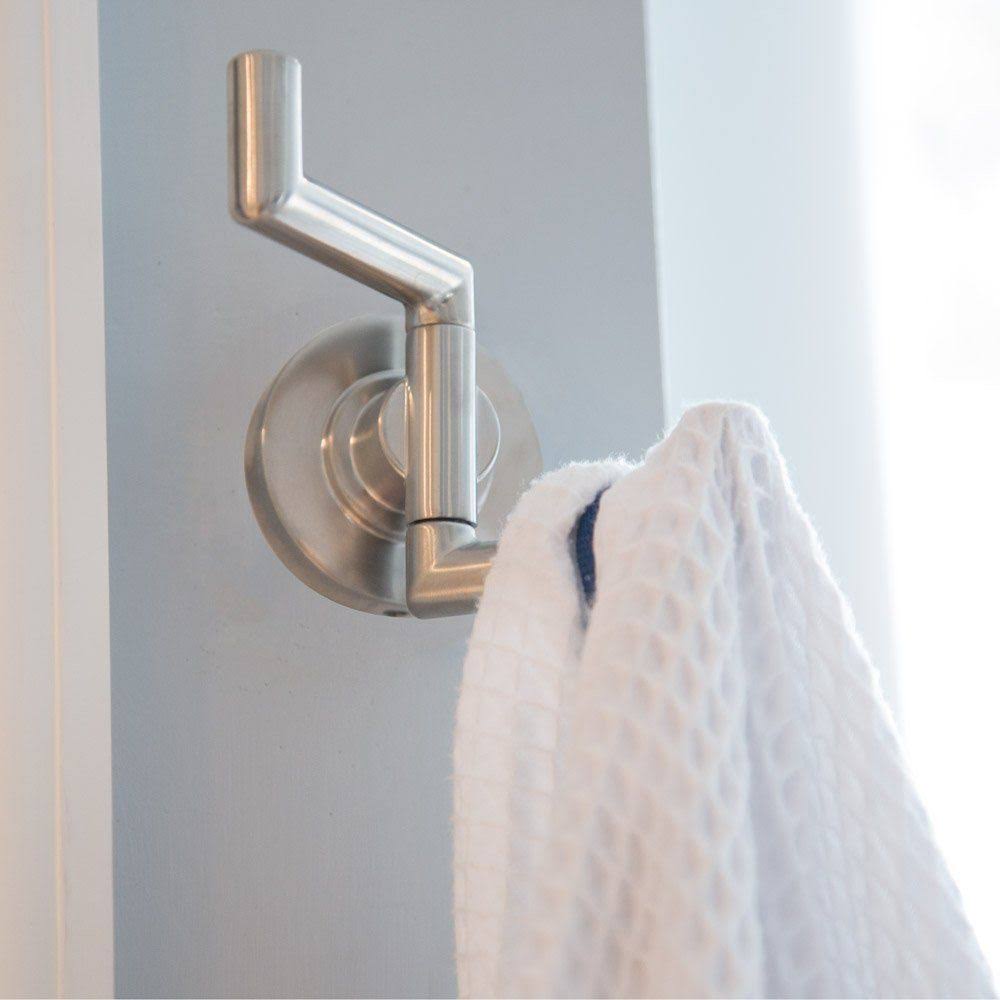 Brushed Nickel Double Robe Hook L8514