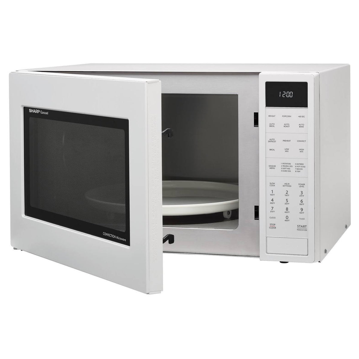 Countertop Convection Microwave Oven 1.5 CU. FT. 900W Matte White D3126
