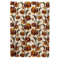 Handmade Indo Fiore Rug Rust 5' x 8' S388
