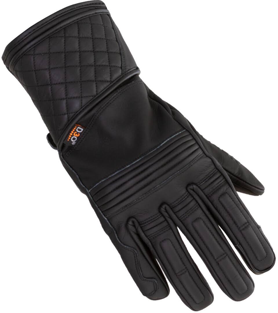Black Motorcycle Gloves Size XL Z7398