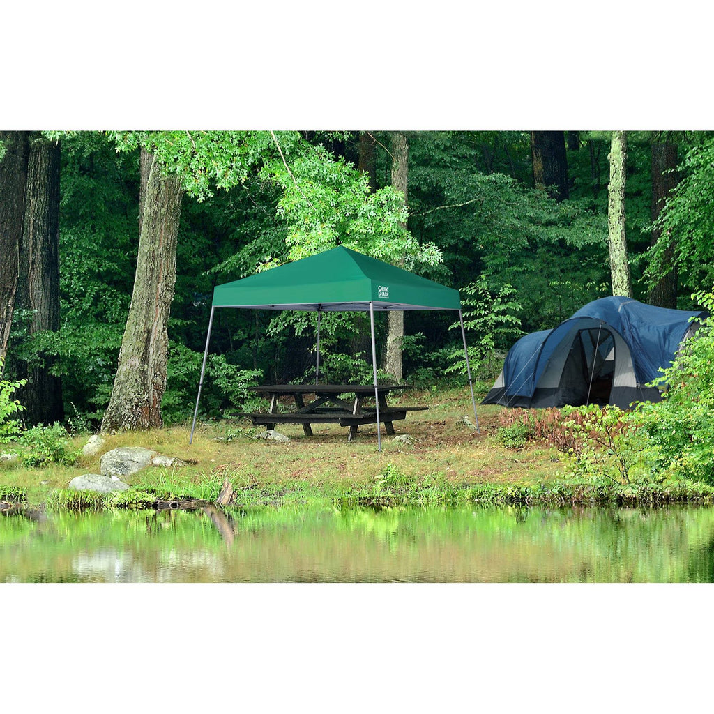 10x10 ft Slant Leg Canopy Green G306