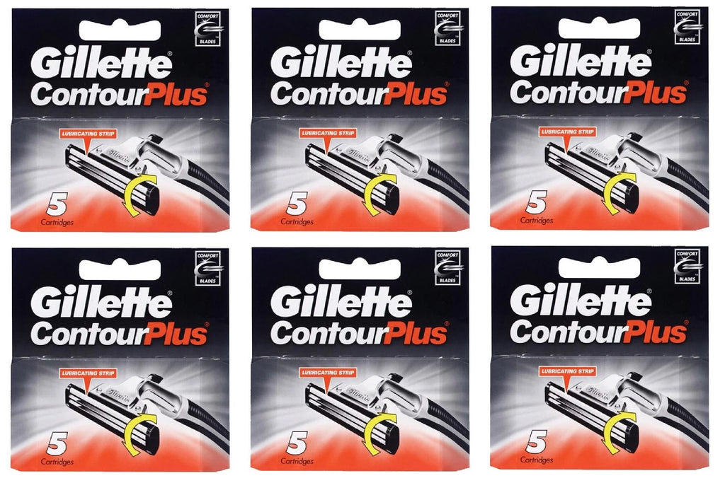 Contour Plus Refill Blade Cartridges, 5 Count, Pack of 6 G977710