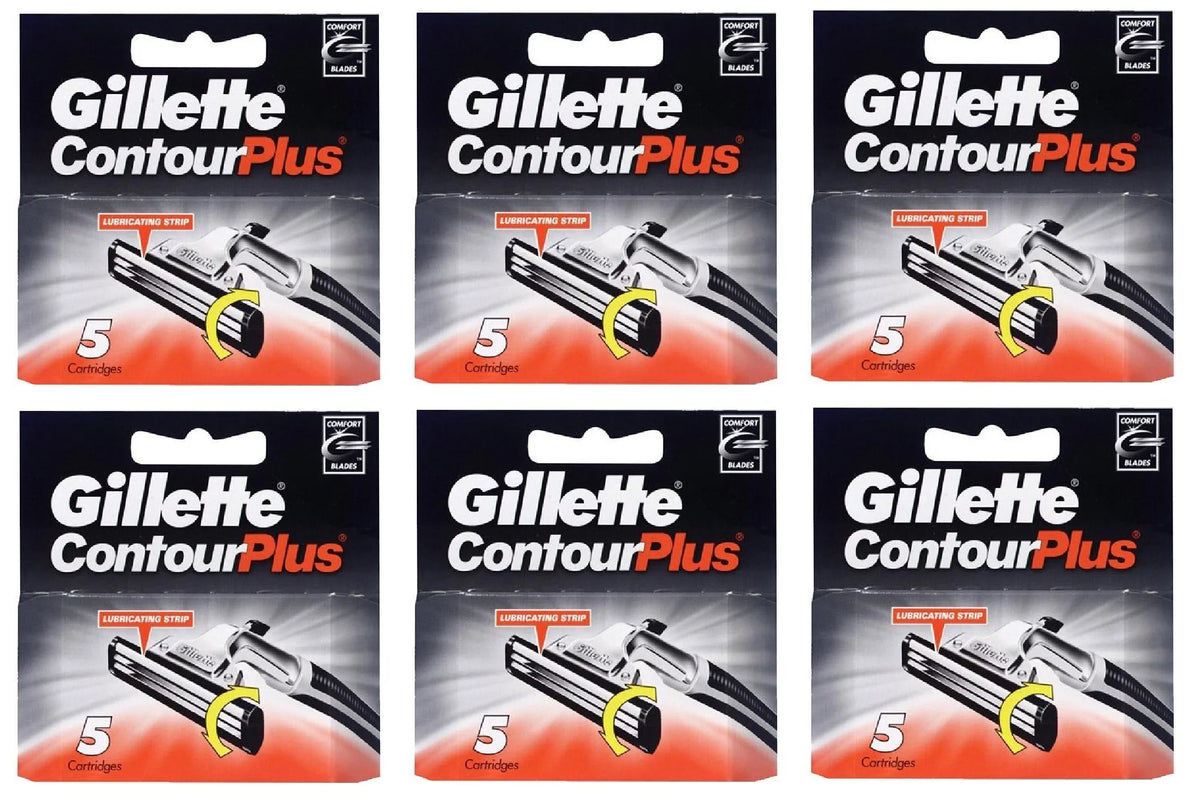 Contour Plus Refill Blade Cartridges, 5 Count, Pack of 6 G977710