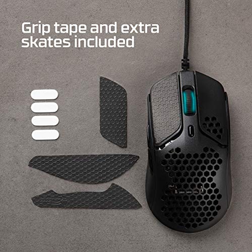 Ultra-Lightweight 59g Gaming Mouse Black/Red C921