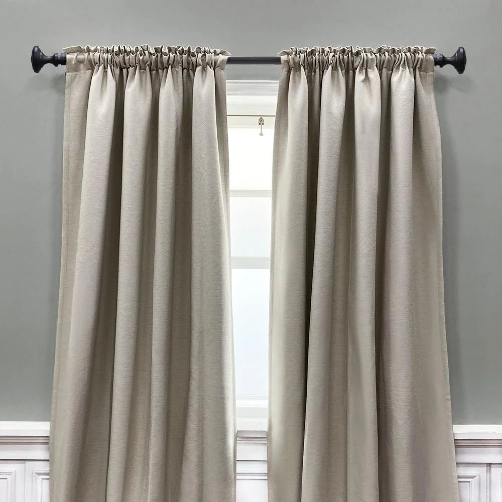 1" Oil Rubbed Bronze Single Curtain Rod A37011