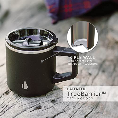 16oz Triple Wall Stainless Steel Insulated Coffee Mug with Lid W978