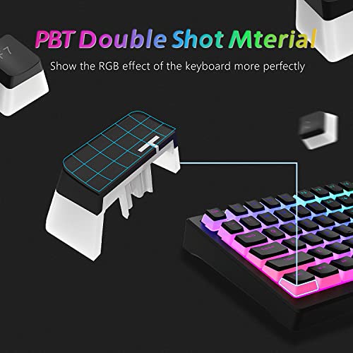 Black PBT Keycaps 165 Keys Set P623021