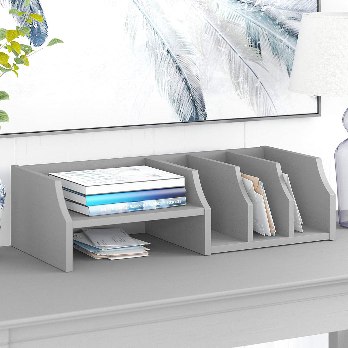 Desktop Organizer with Shelves W747