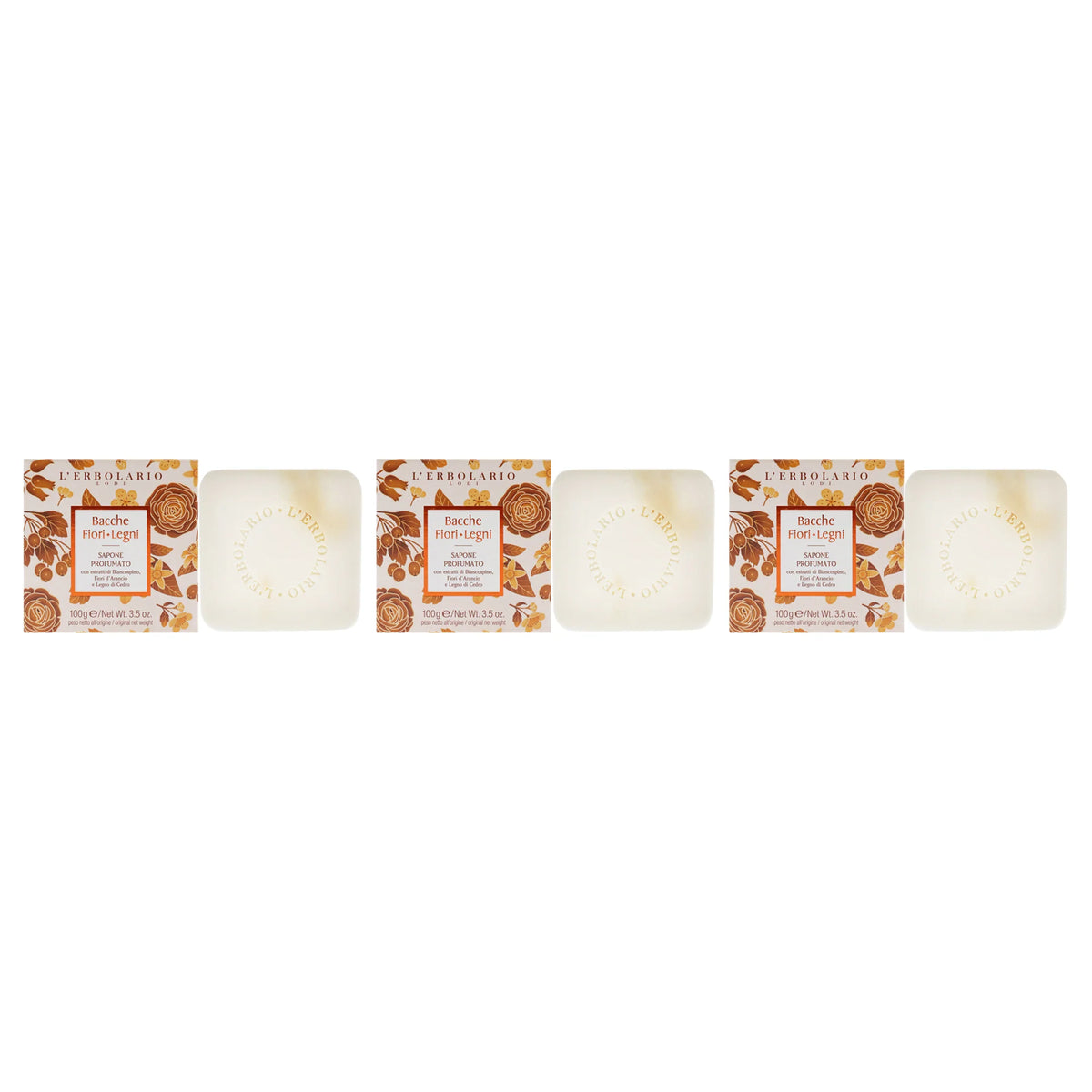 3.5 oz Perfumed Soap, Pack of 3 D2637