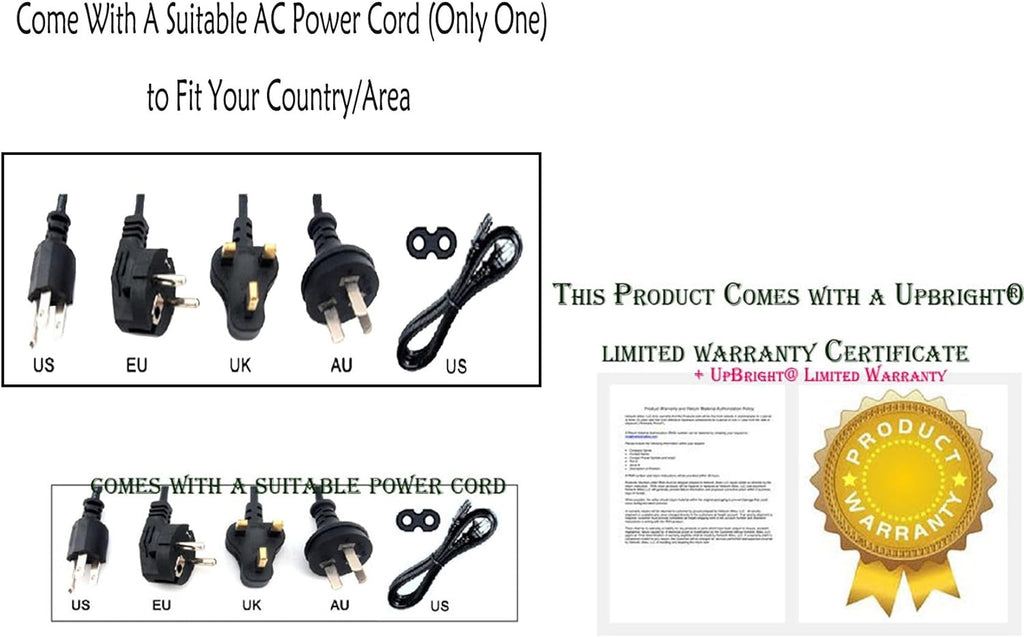 16V AC/DC Adapter Compatible with Blackstar Guitar Amp I506