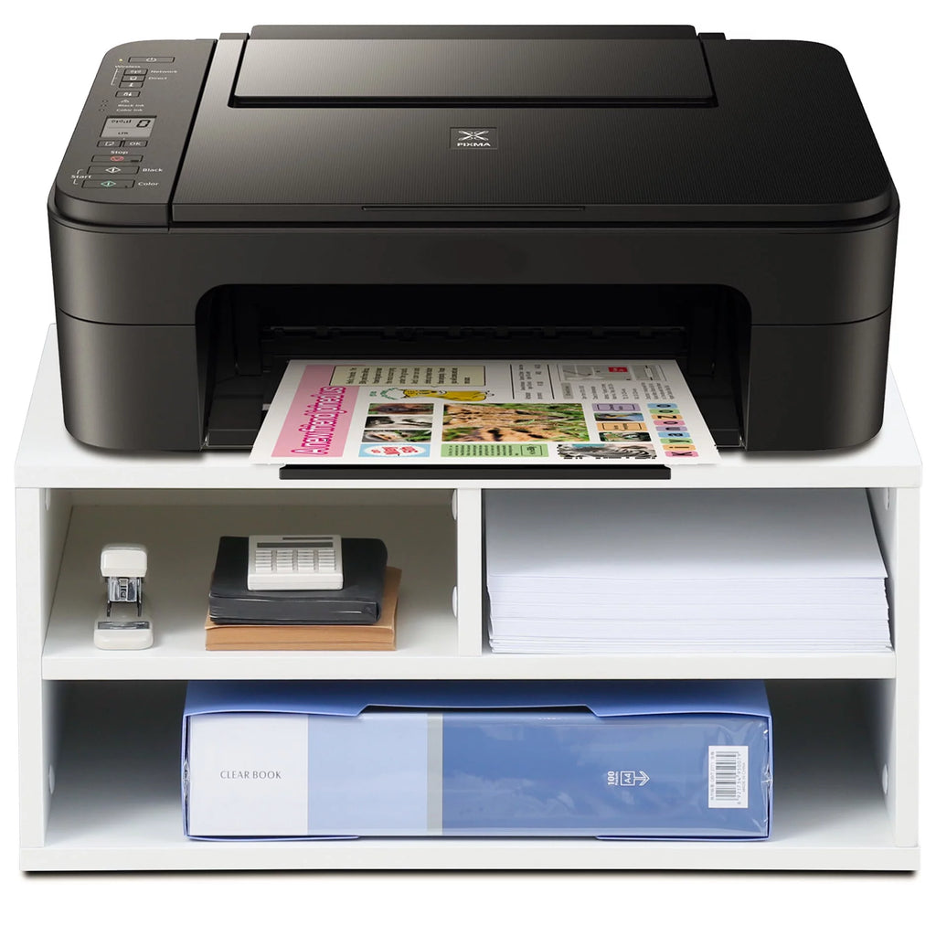 White Printer Stands A372