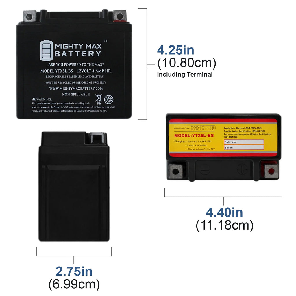 12V 4AH Battery L714