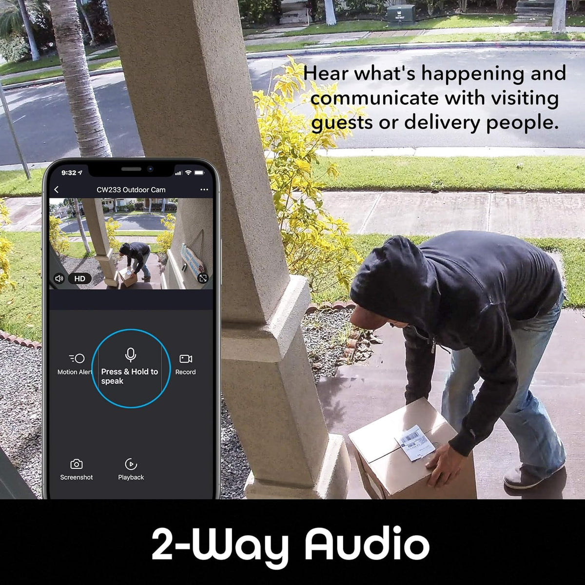 1080p Outdoor Security Camera J6636