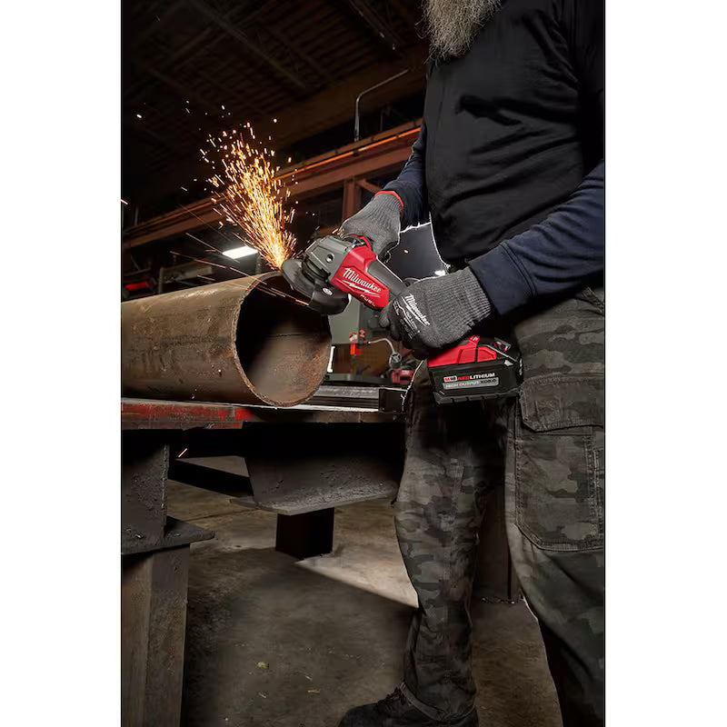 18-Volt Lithium-Ion Brushless Cordless 4-1/2 in./5 in. Grinder with Starter Kit F42430