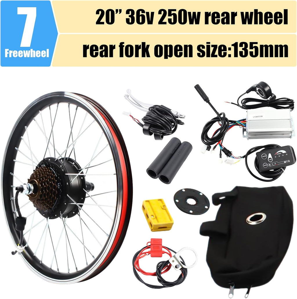 48V 1000W 36V 250W Rear Wheel Electric Bicycle Motor Kit K633894