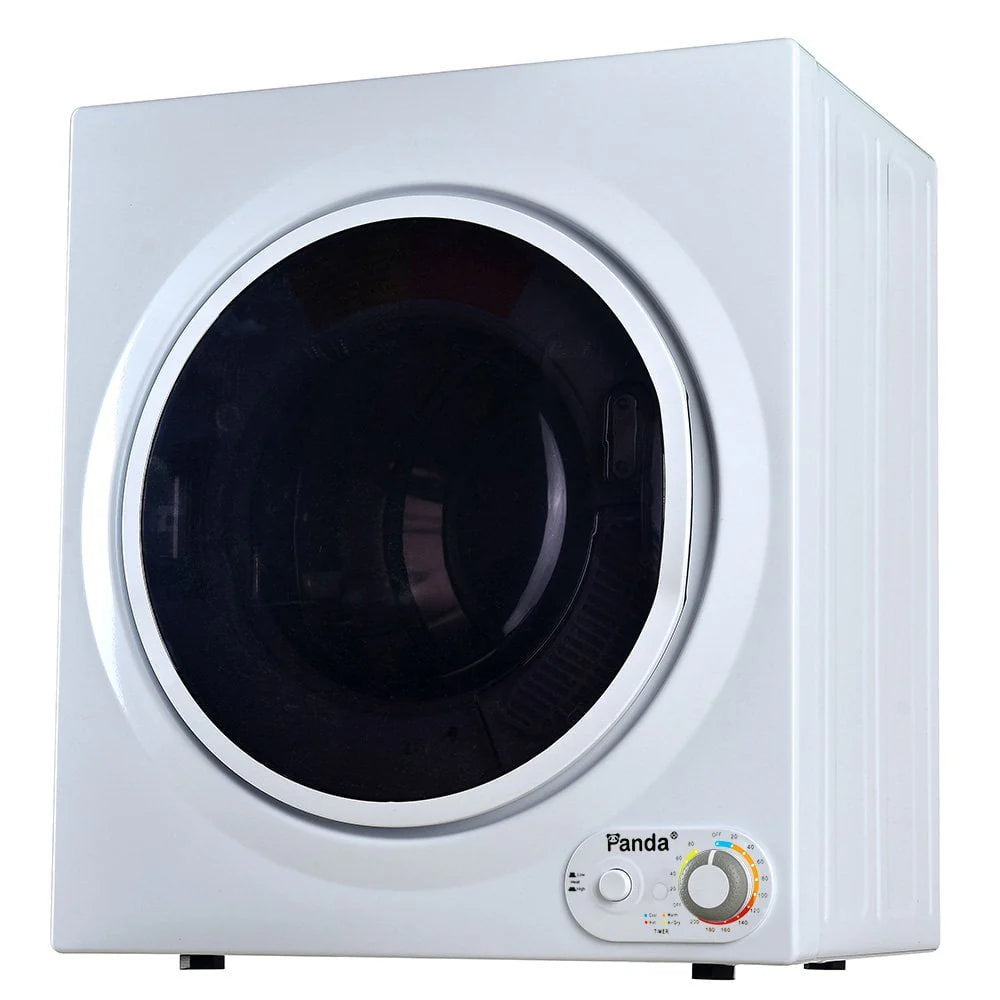 3.5 Cu.ft Compact Portable Electric Laundry Dryer, 13 Lbs Capacity, White and Black E4481