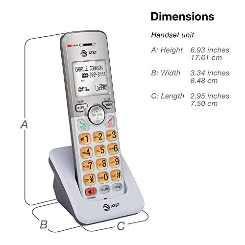 DECT 6.0 Cordless Home Phone with Backlit Display and Lighted Keypad N617
