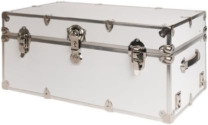 White Dorm Storage Trunks S3484
