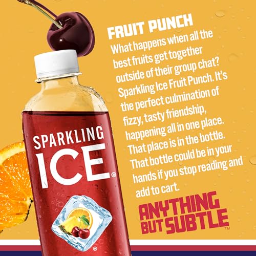 Zero Sugar Black Raspberry Sparkling Water, 17 fl oz Bottles (Pack of 12) C440878