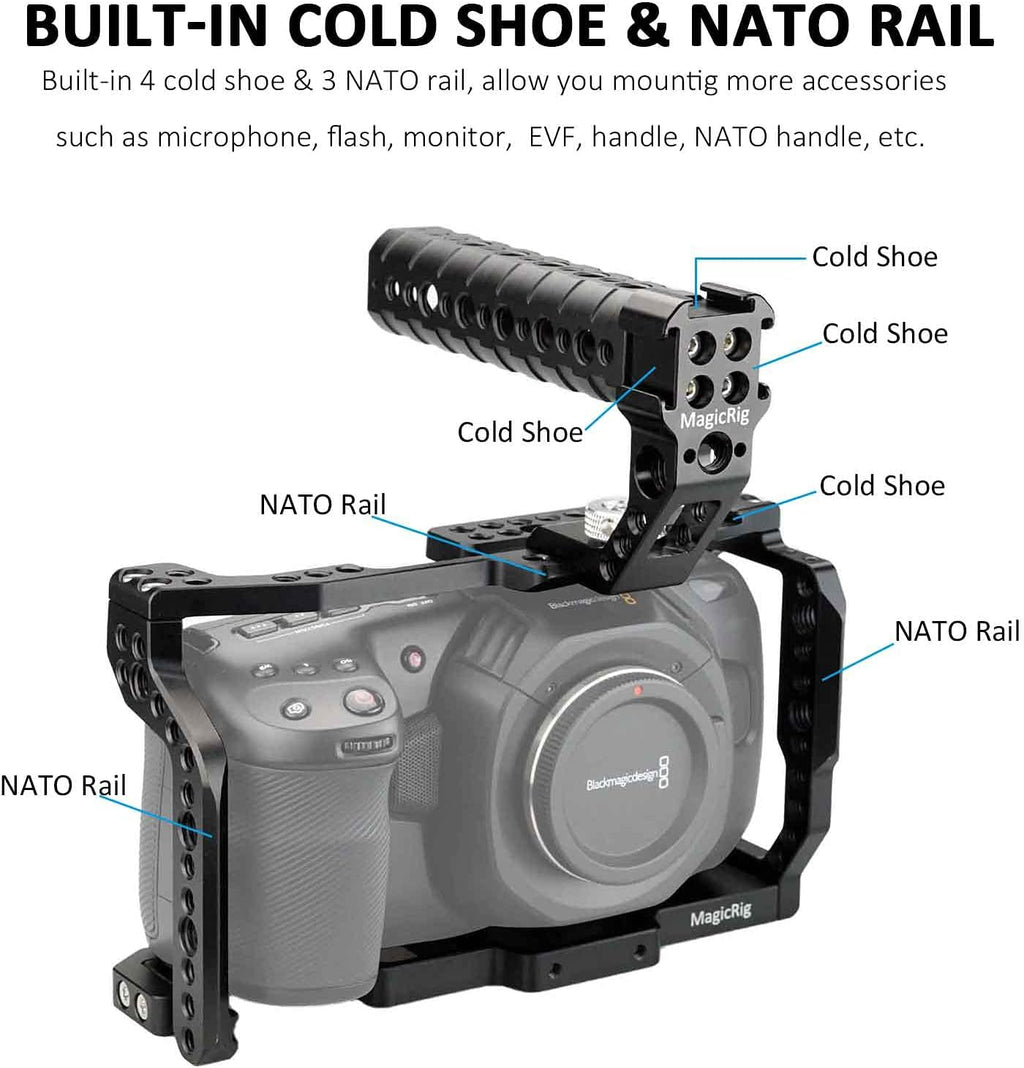 Camera Cage with Top Handle V5155
