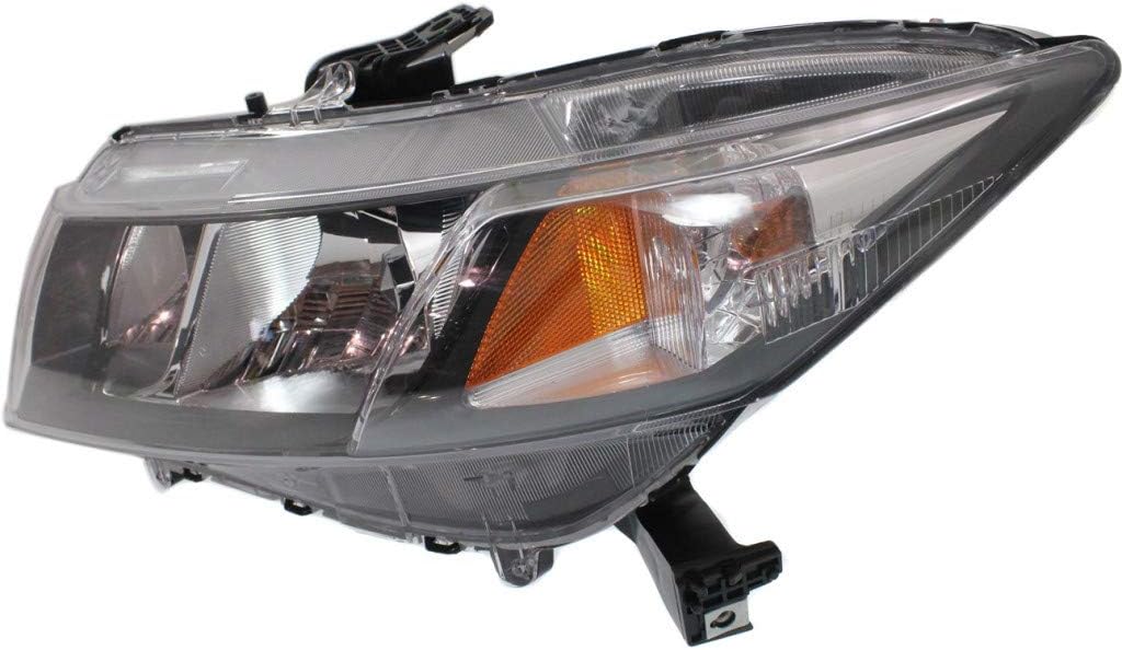 Honda Civic Headlight Assembly 2013 2014 2015 Pair P5912